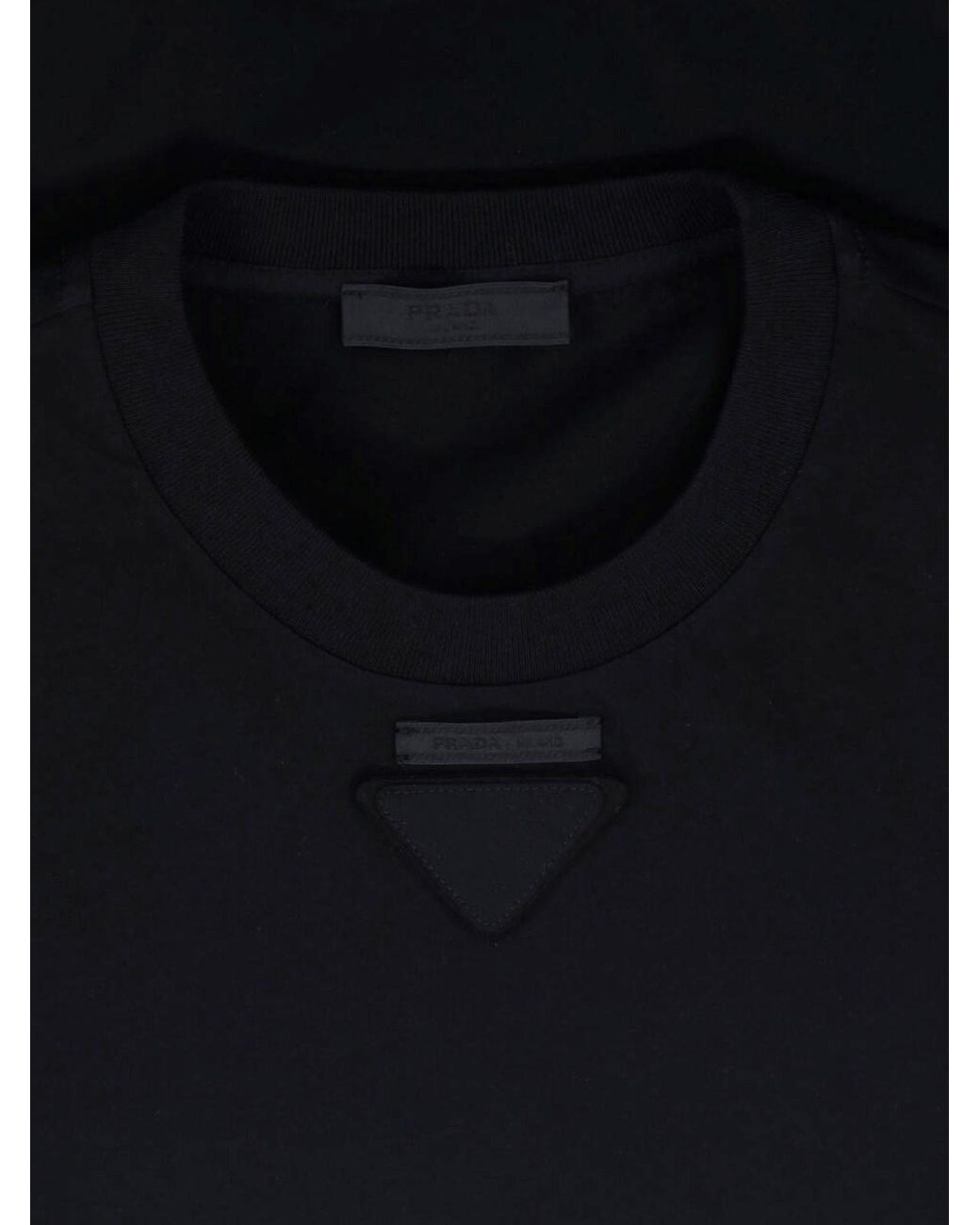 Prada Black Logo T-Shirt for men