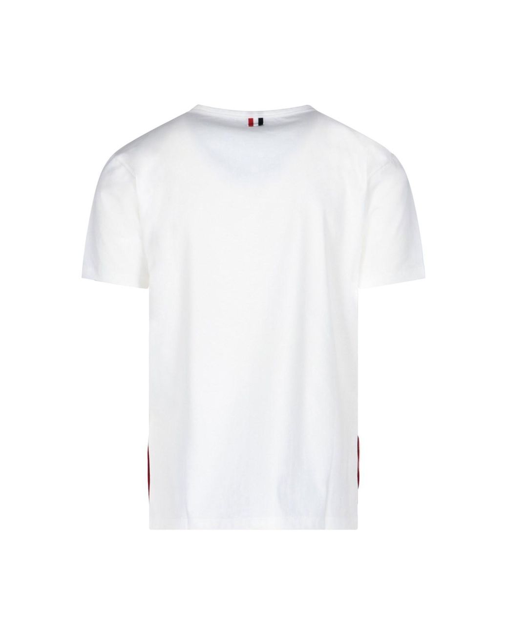 Thom Browne White Pocket T-Shirt for men