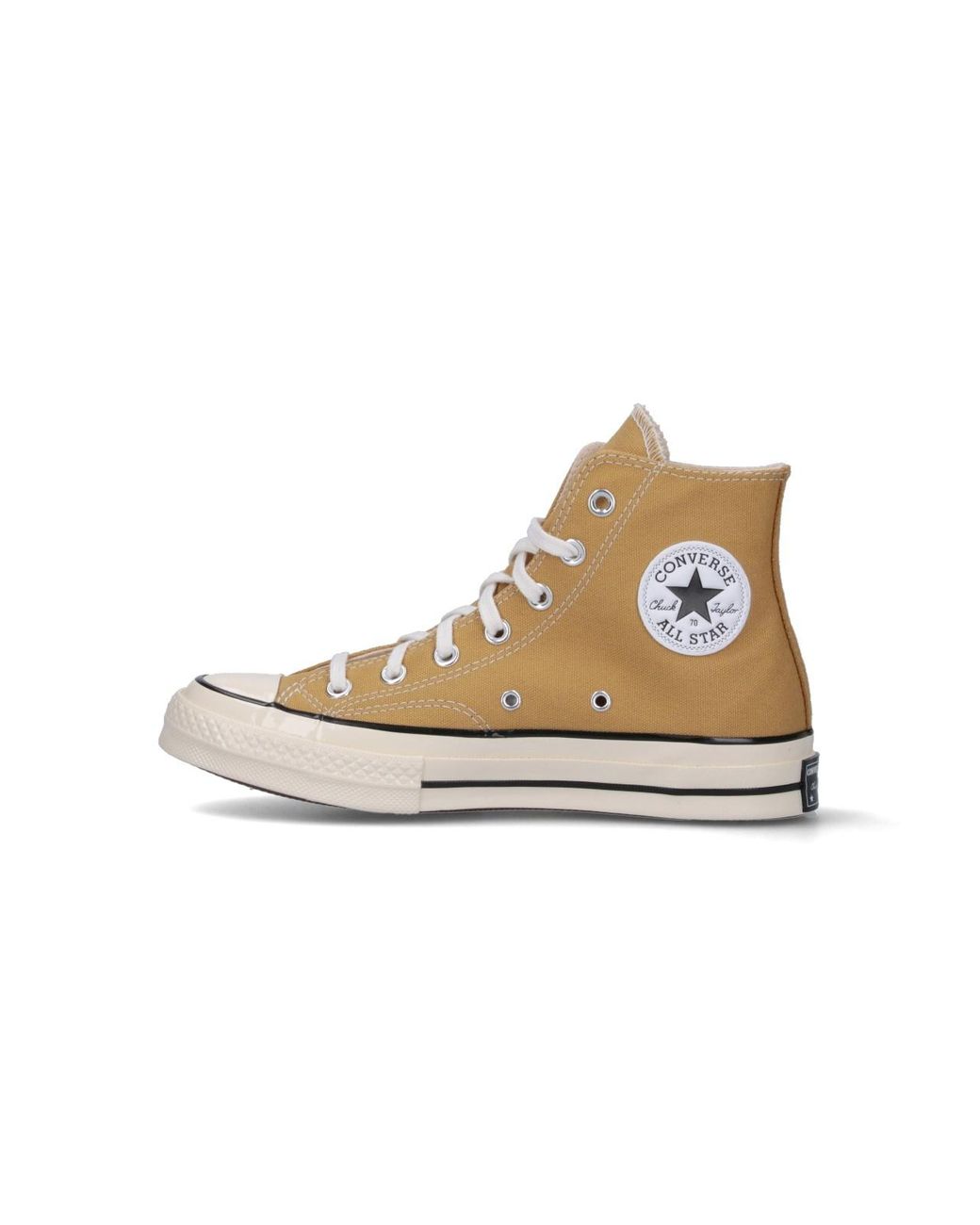 Converse White Sneakers Tela