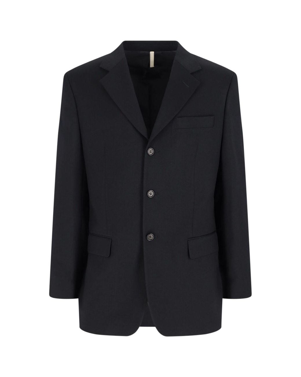 sunflower Black 'Show' Single-Breasted Blazer for men