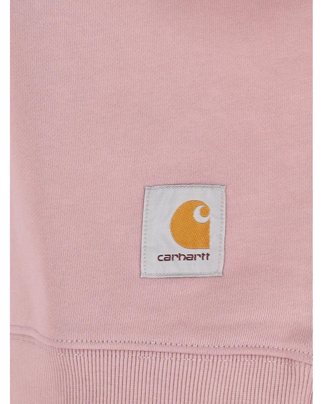 Carhartt Pink Hudson Sweatshirt for men