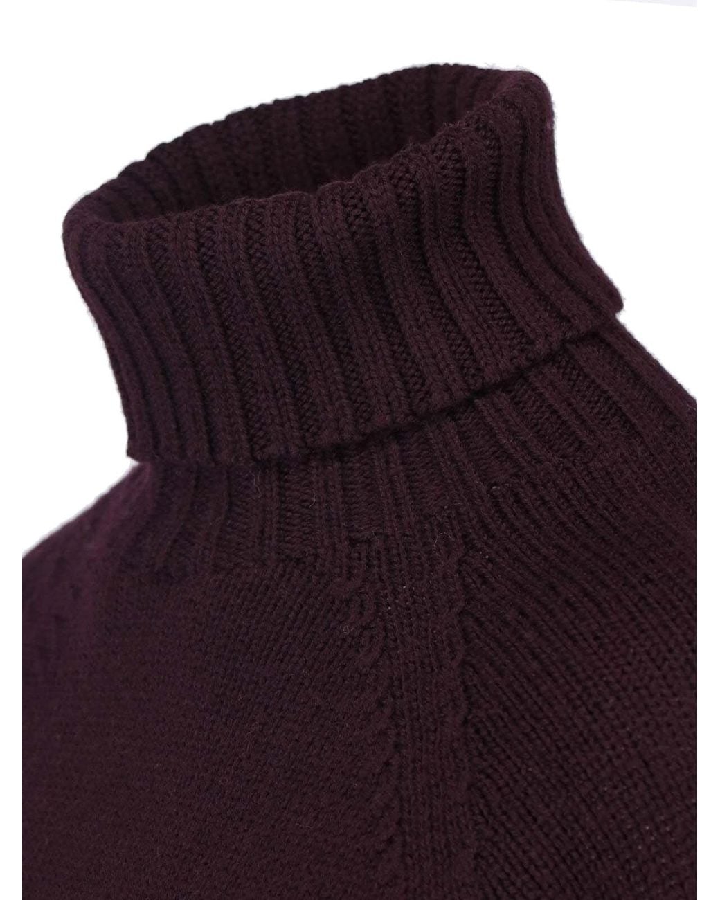 Drumohr Red Merino Wool Sweater