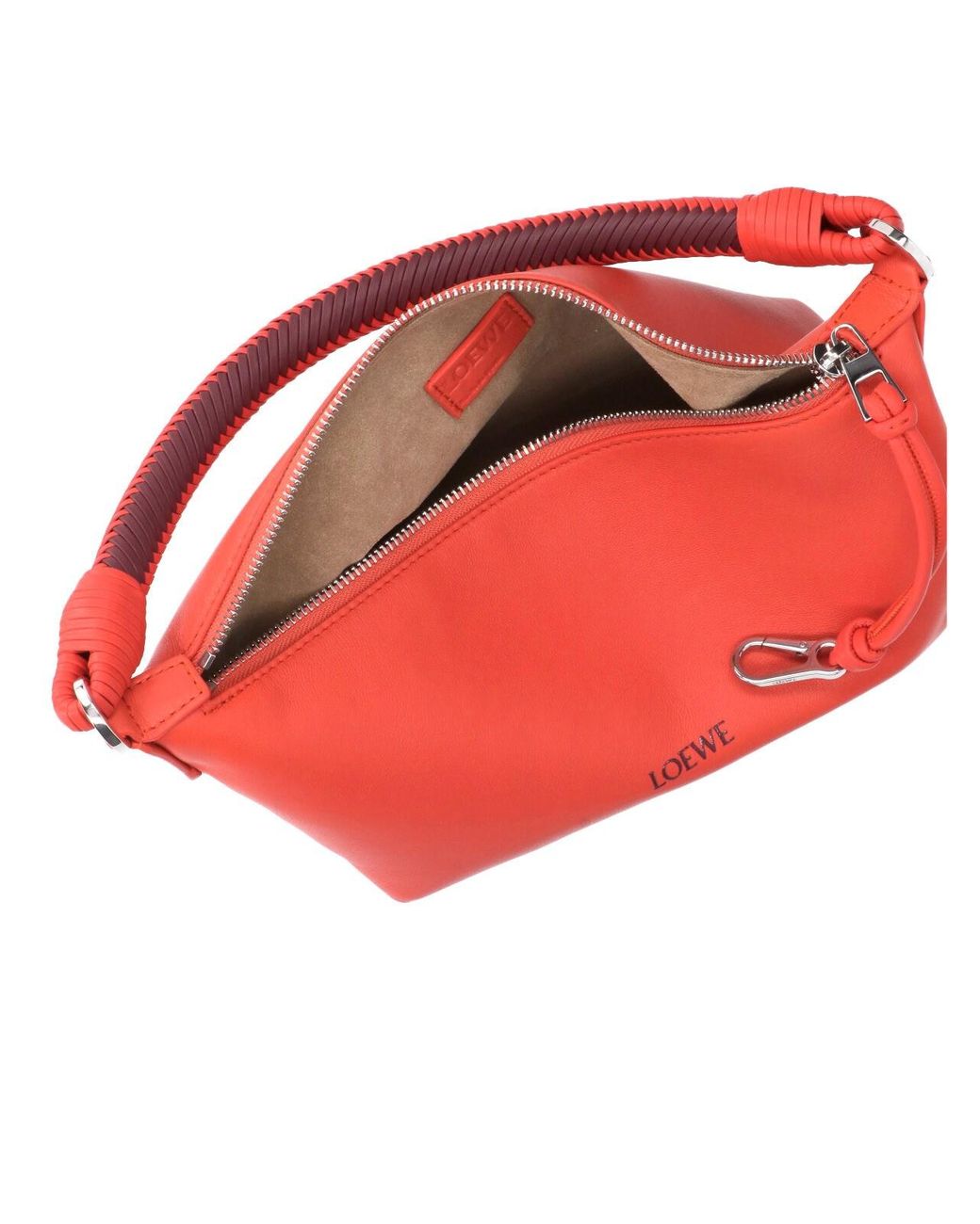 Loewe Red Mini Shoulder Bag "Cala"