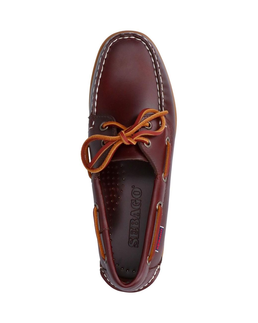 Sebago Red Loafers "Docksides Portland"