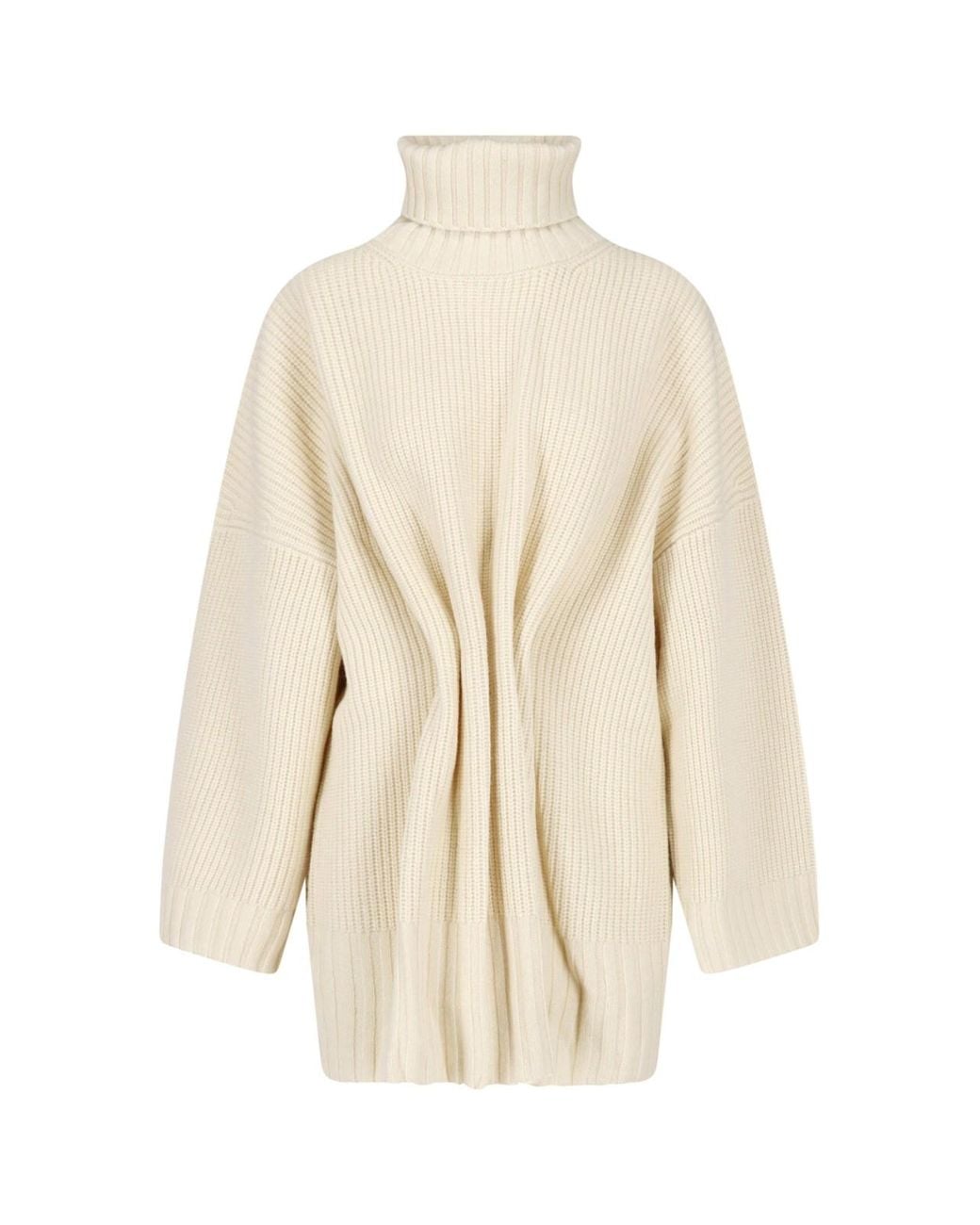 Frankie Shop White "Alira" Knit Dress