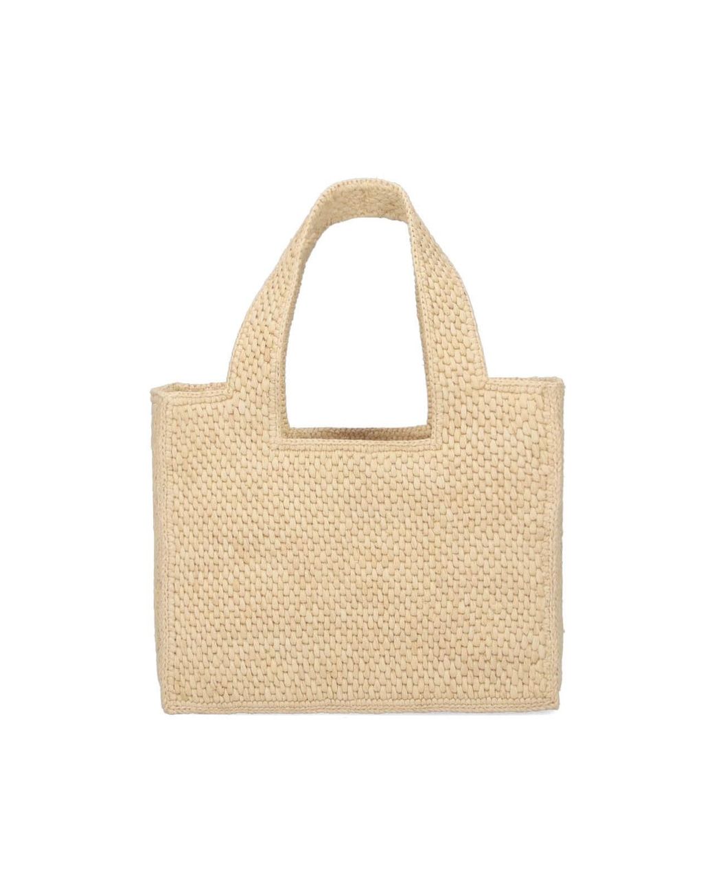 Borsa Tote Piccola "Font" di Loewe in White