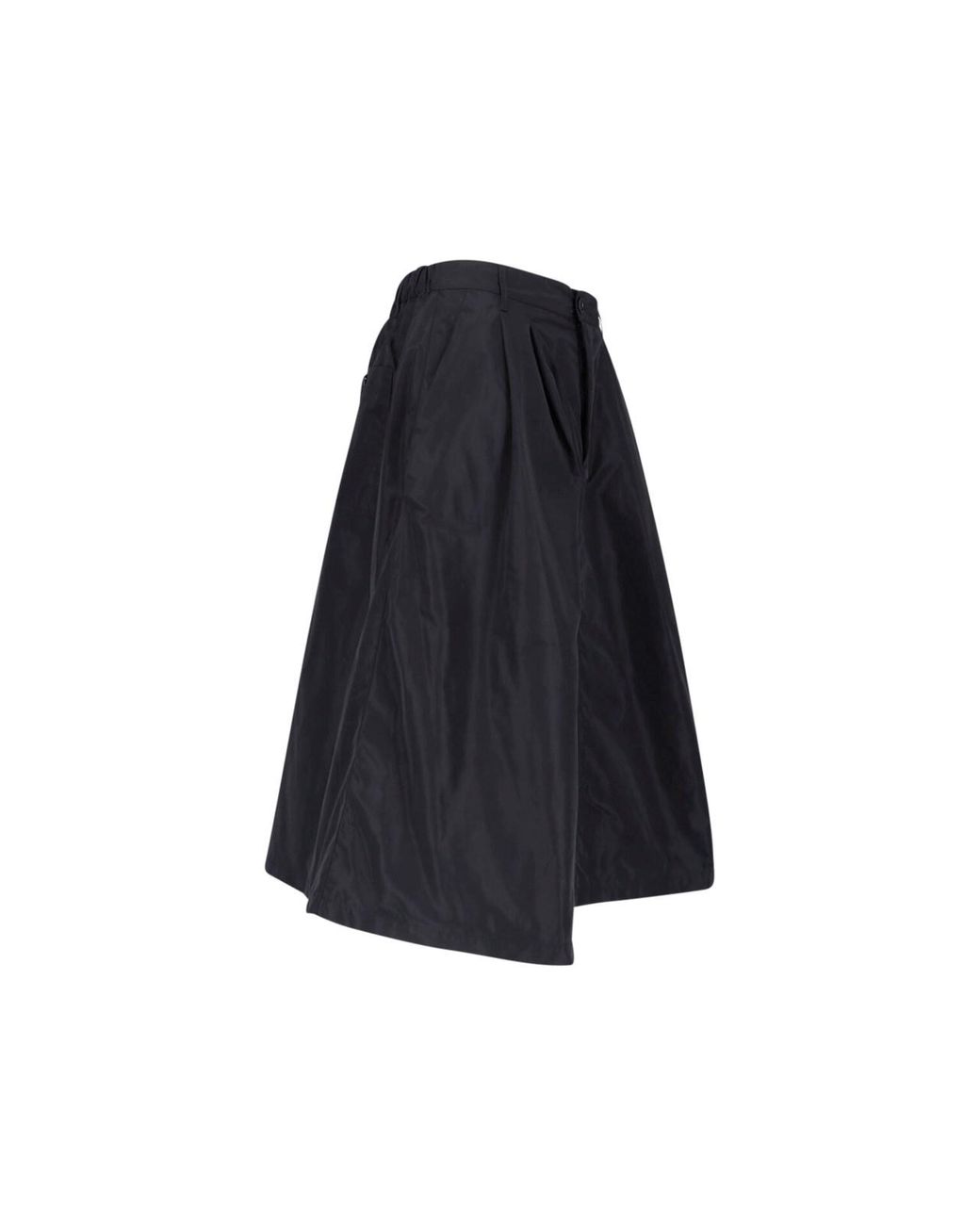 Aspesi Blue A-Line Midi Skirt
