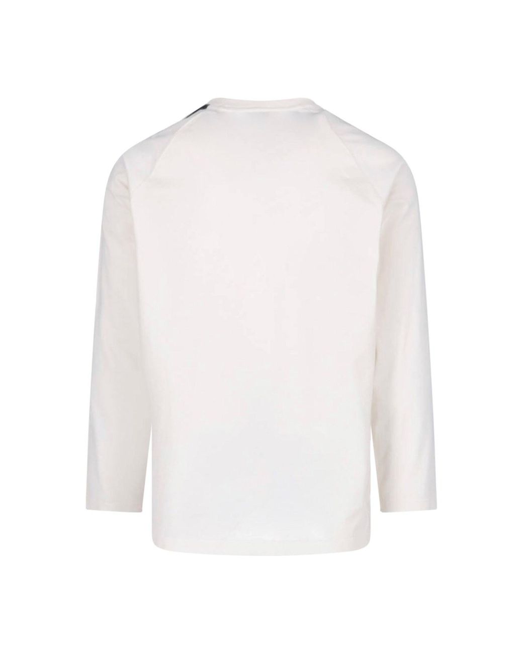 Y-3 White Long-Sleeve Crewneck T-Shirt for men