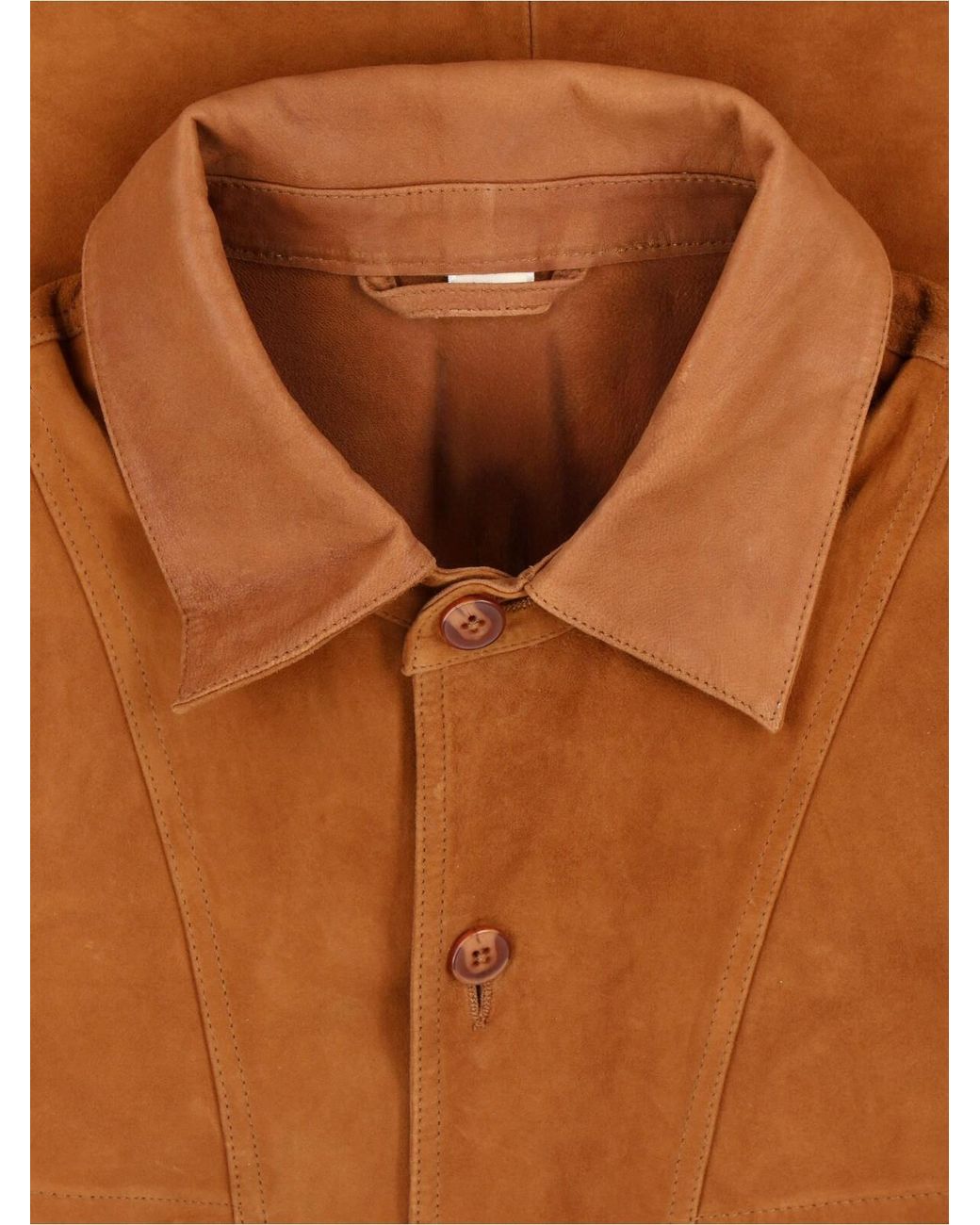 sunflower Brown Suede Shirt for men