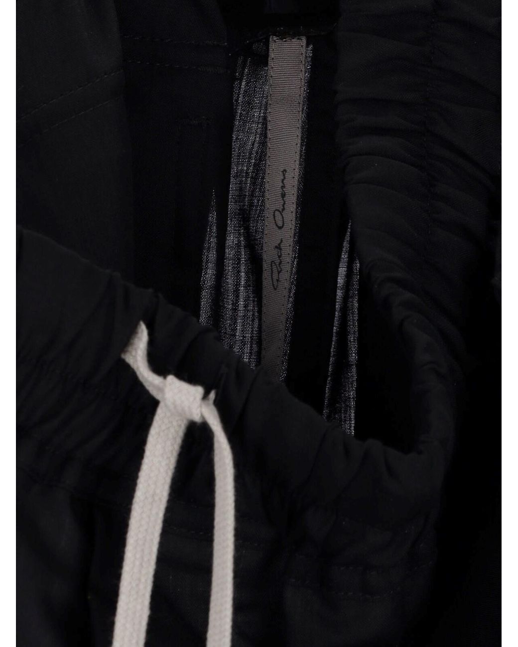 Rick Owens Black Wool Pants