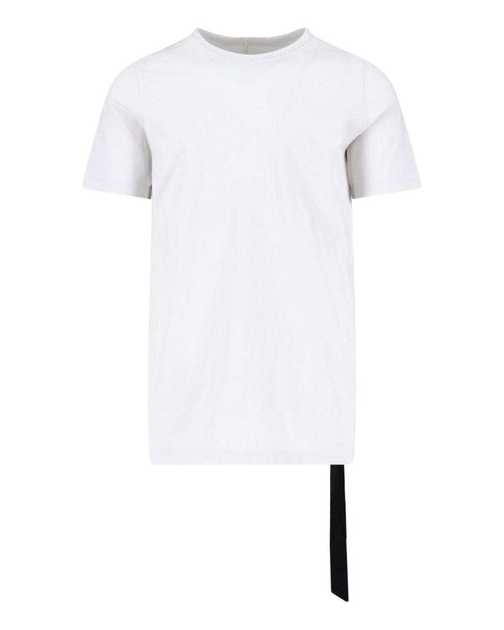 Rick Owens White T-Shirt "Level T" for men