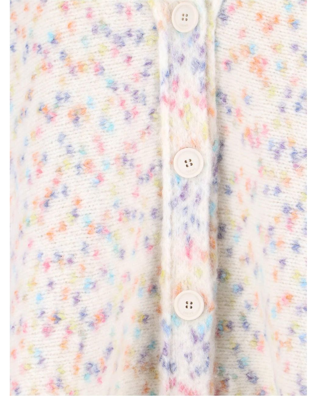 Loewe White 'Anagram' Cardigan