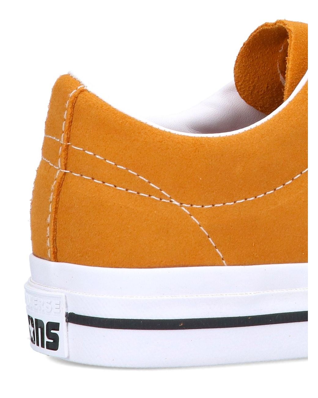 Converse Orange 'One Star Pro' Sneakers
