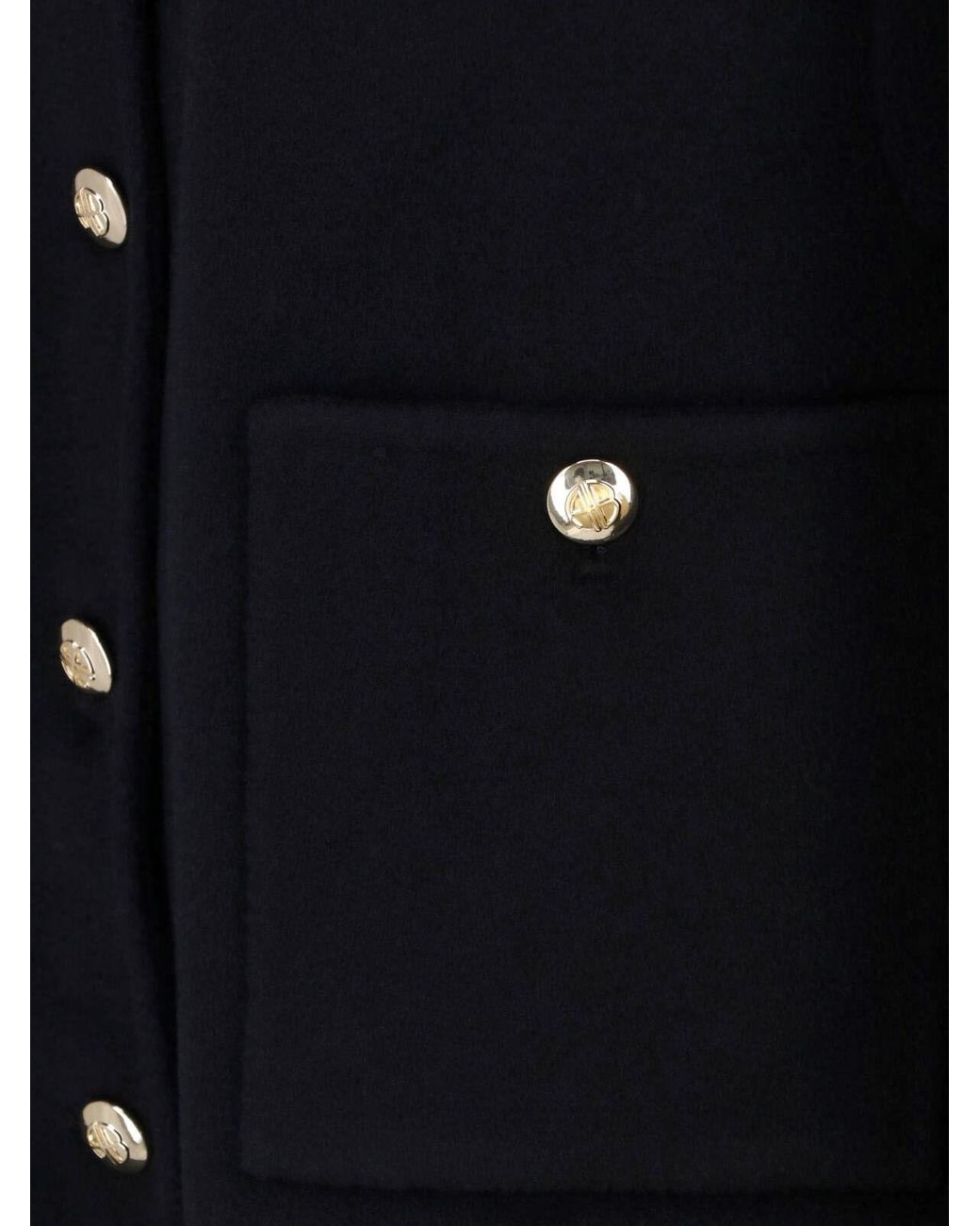 Anine Bing Blue Wool And Cashmere Jacket