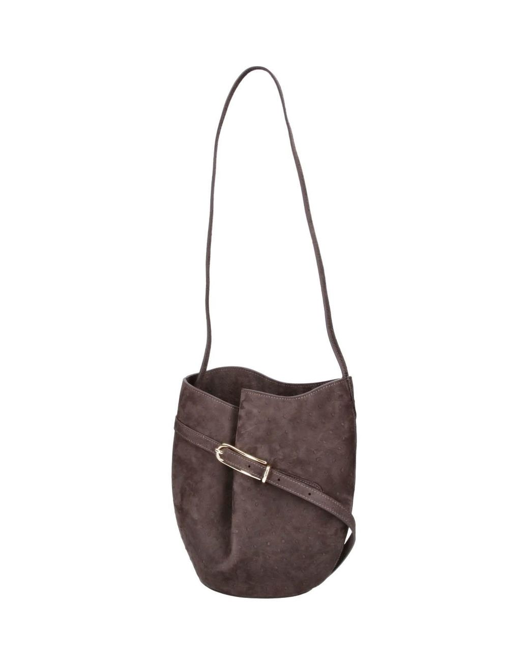 Borsa Secchiello "Belted" di Liffner in White