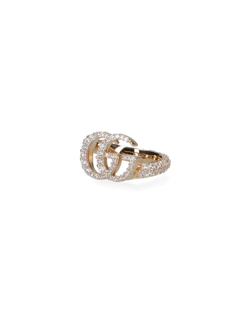 Gucci White "Gg Marmont" Ring