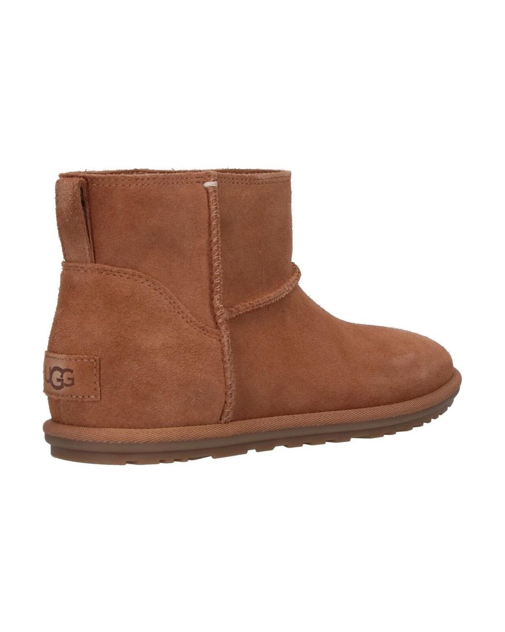 Ugg Brown Classic Leather Mini Boot