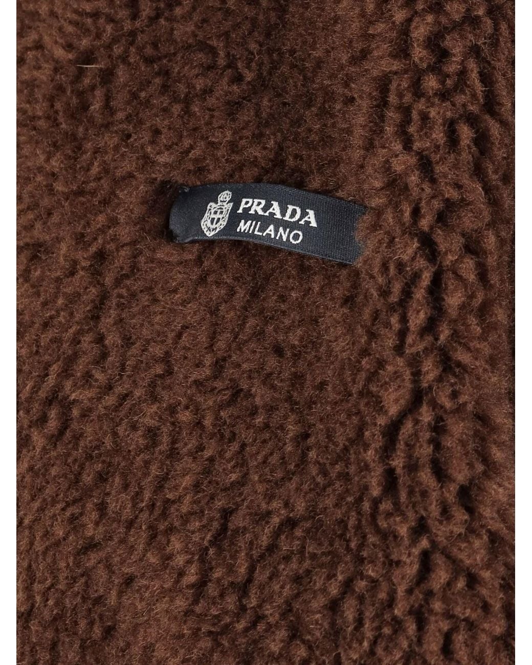 Prada Brown Virgin Wool Blend Jacket