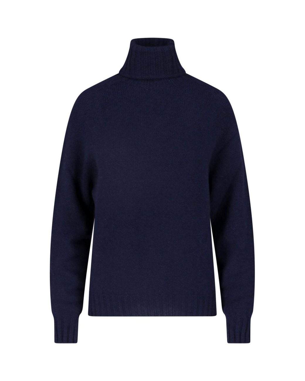 Ma'ry'ya Blue Cashmere And Virgin Wool Sweater