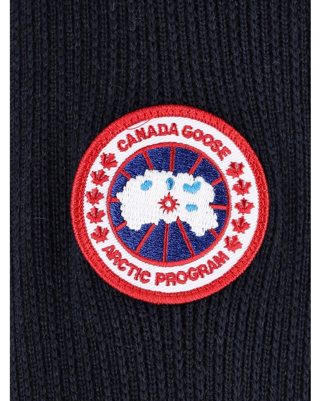 Canada Goose Blue 100% Wool Sweater for men