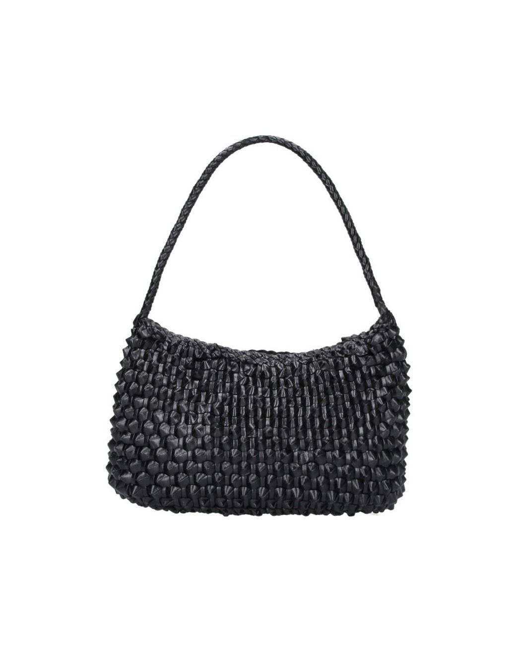 Dragon Diffusion Black Shoulder Bag “Basil Cactus”
