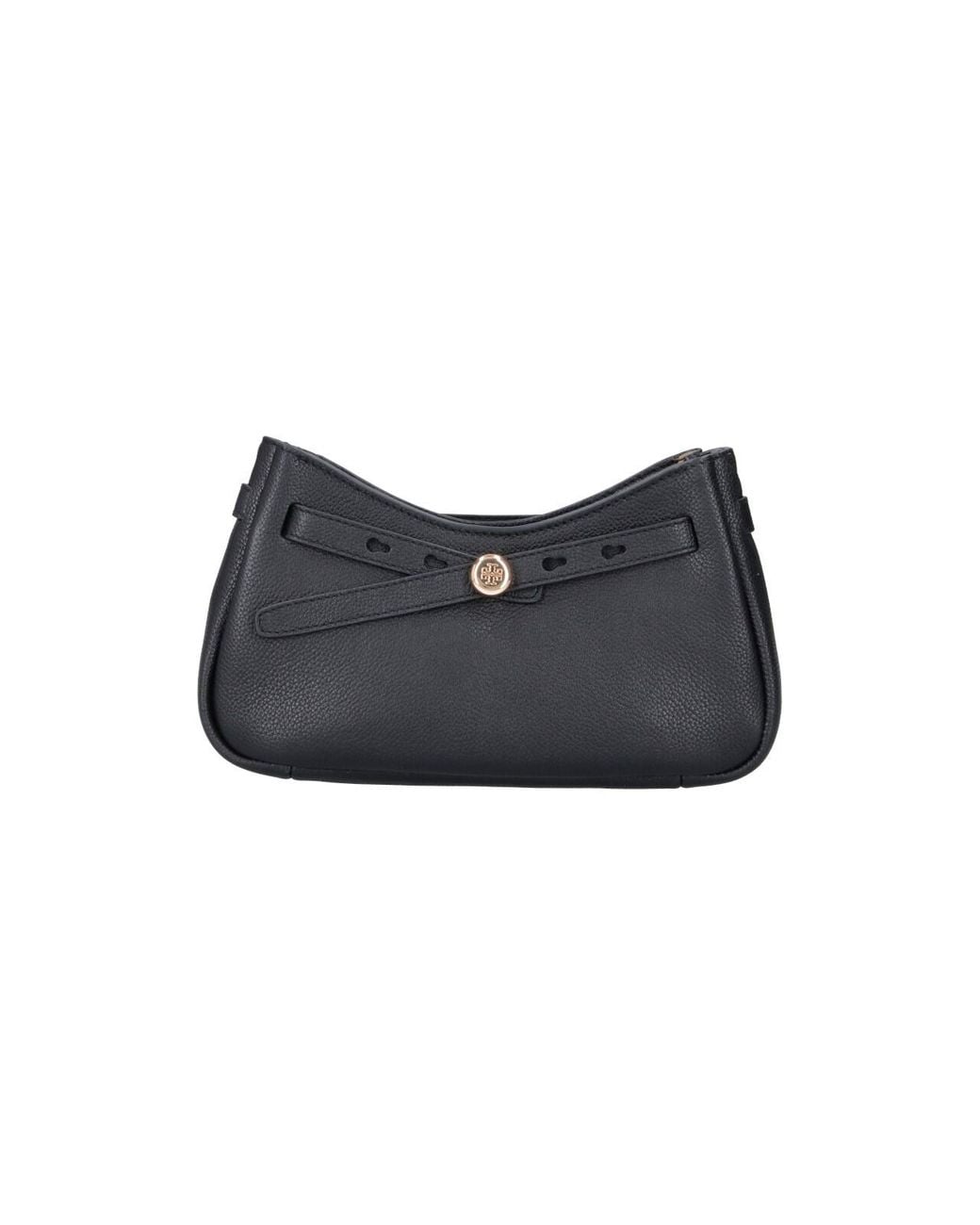 Tory Burch Blue Shoulder Bag "Romy Zip Up Top"
