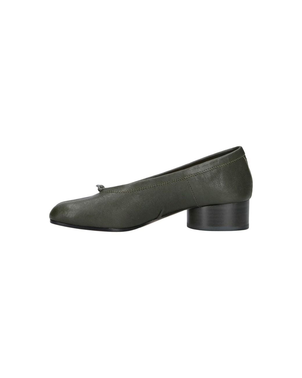 Maison Margiela Green Ballet Flats “Tabi”