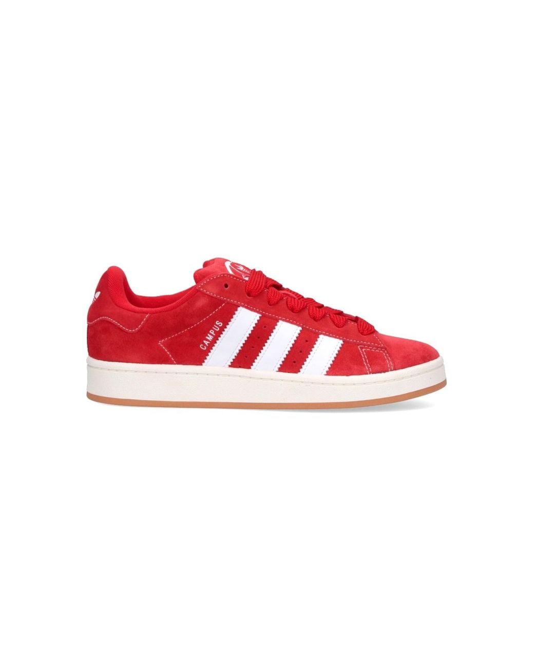 Adidas Red Campus Low-Top Sneakers for men