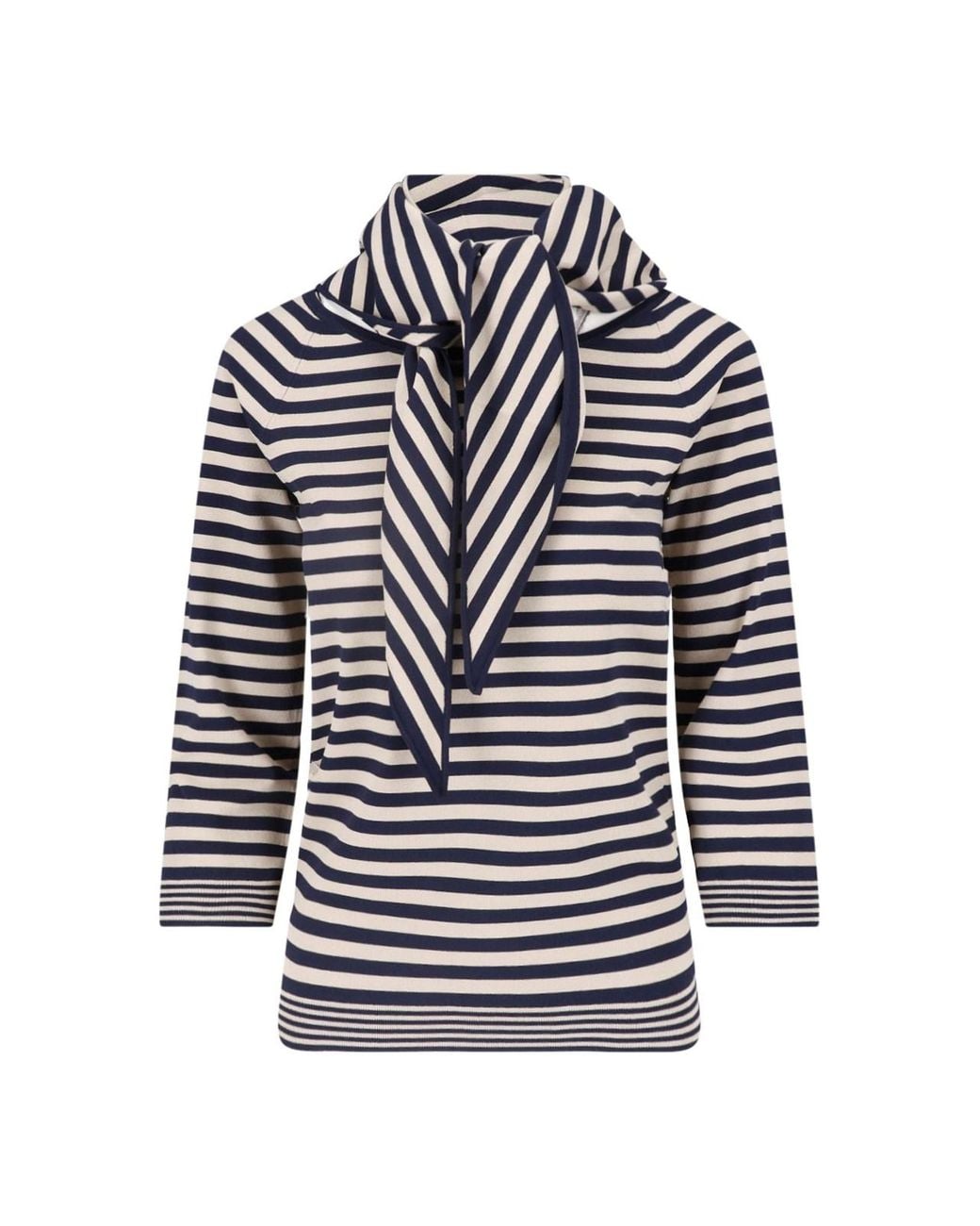 Max Mara Natural Viscose Yarn Sweater