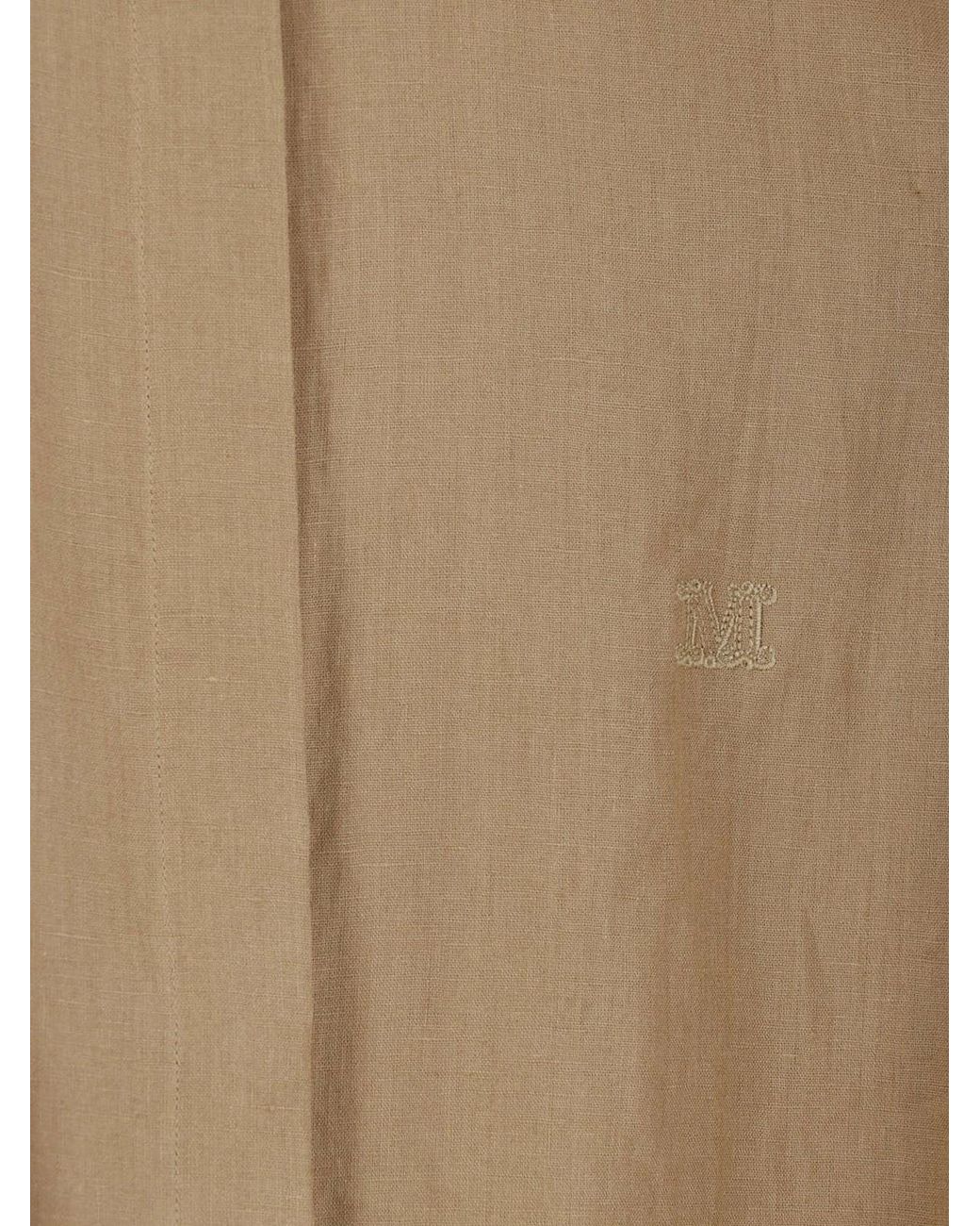 Max Mara Natural Linen Shirt "Falasco"
