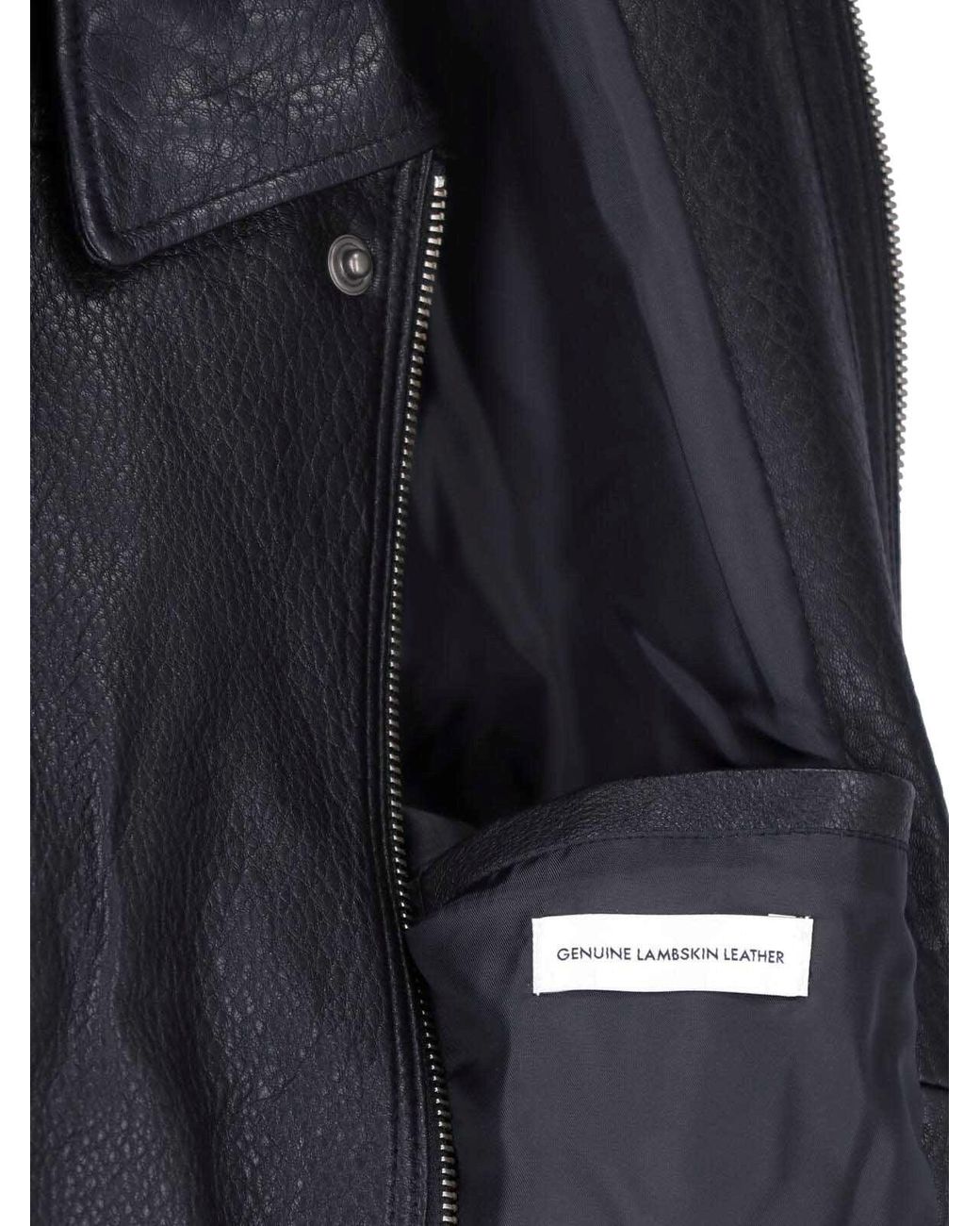 DUNST Blue Lambskin Jacket
