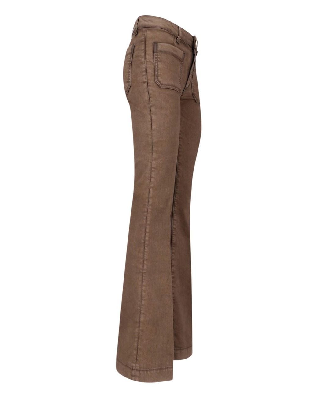 Seafarer Brown Flared Trousers