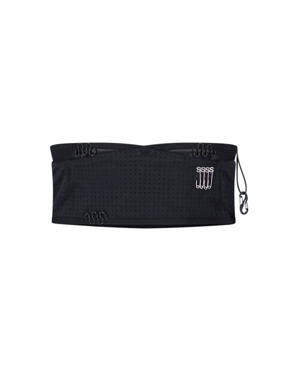 Satisfy Black Running Belt "Space-O" for men