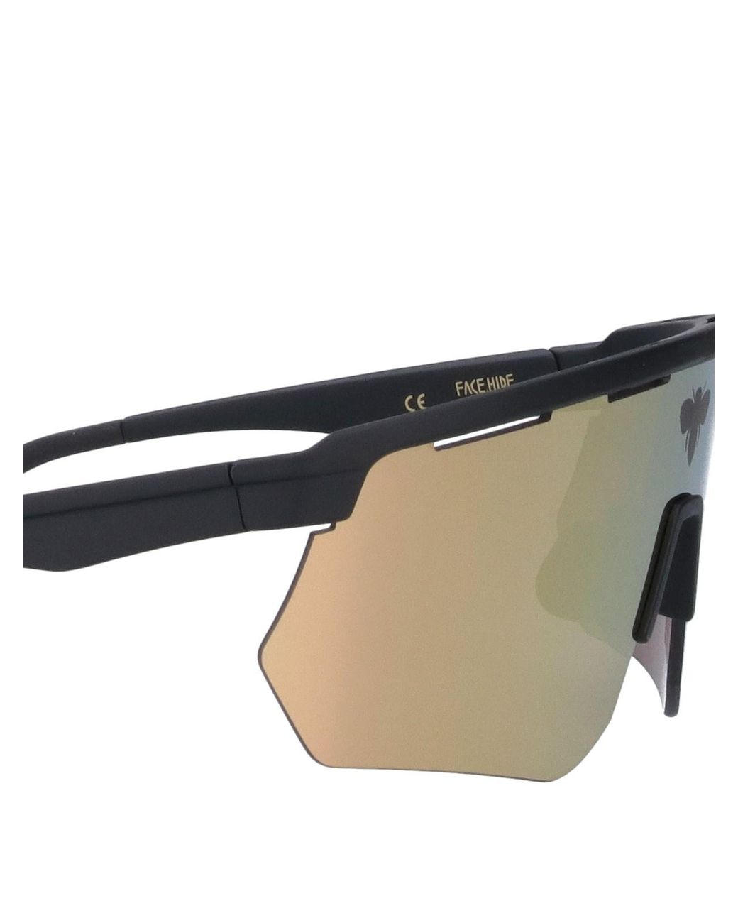 Occhiali Da Sole "Raider Gold" di Facehide in Natural da Uomo