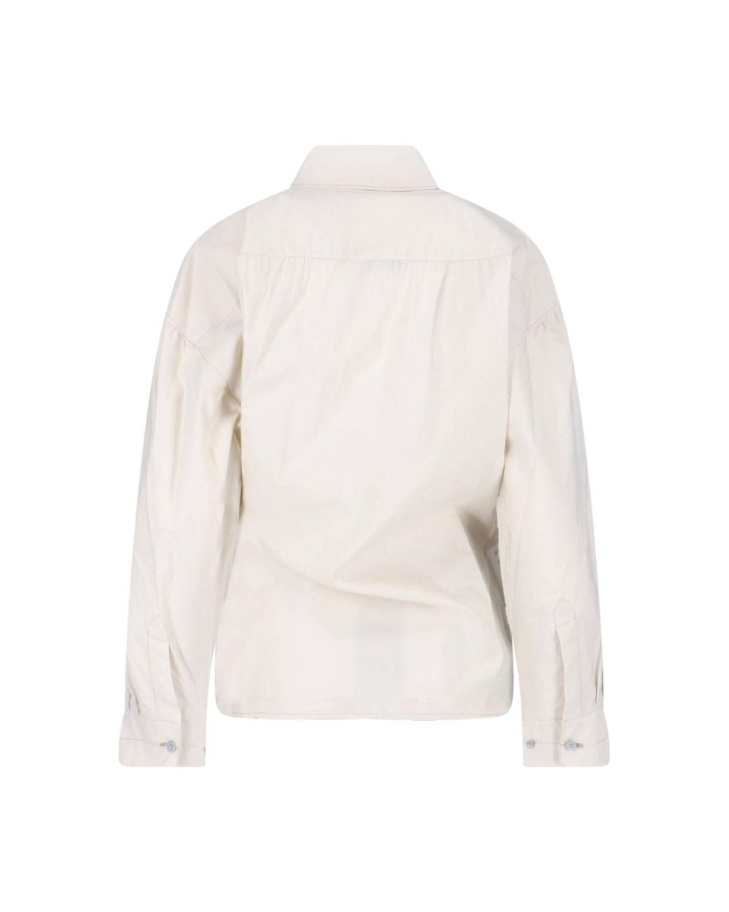 Camicia In Cotone E Seta di Lemaire in White