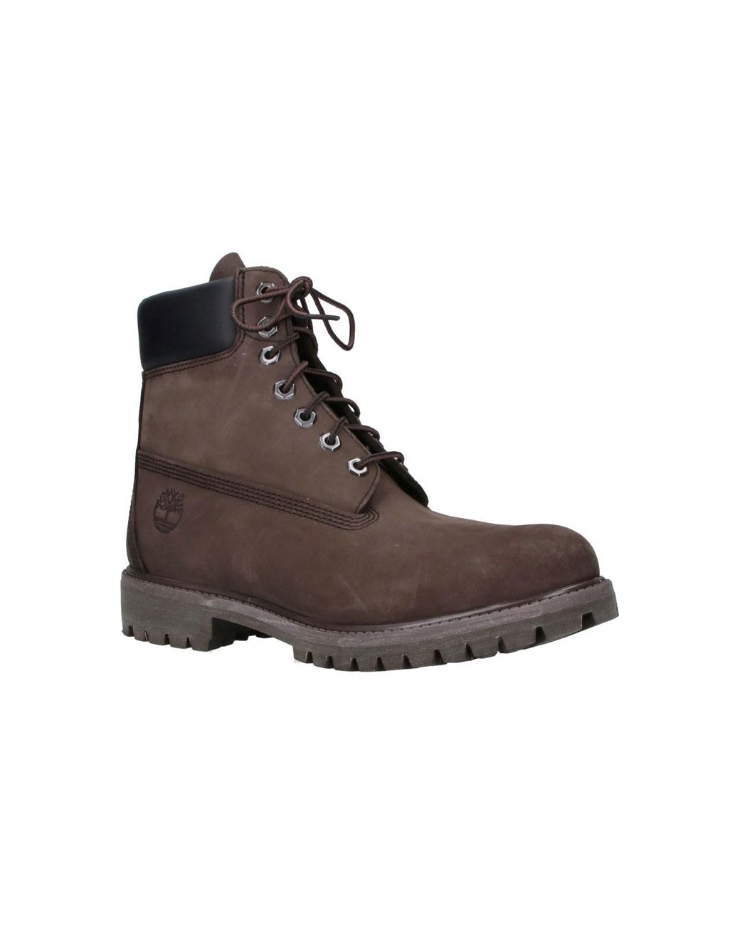 Timberland Brown Lace-Up Leather Work Boot for men