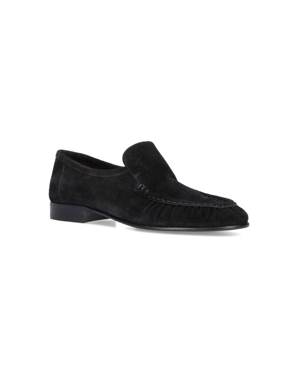 The Row Black Loafers "New Soft"