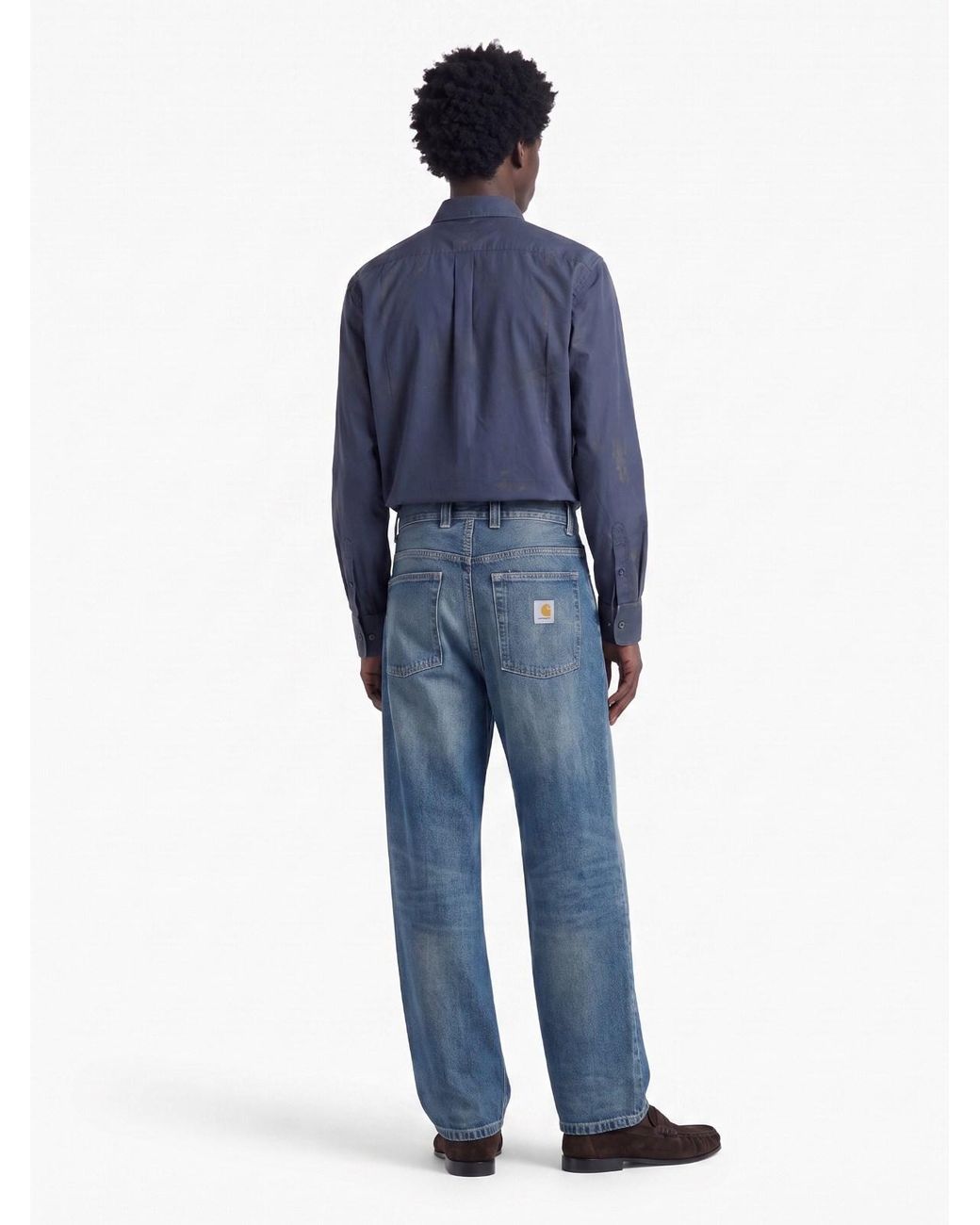 Prada Blue Cotton Shirt for men