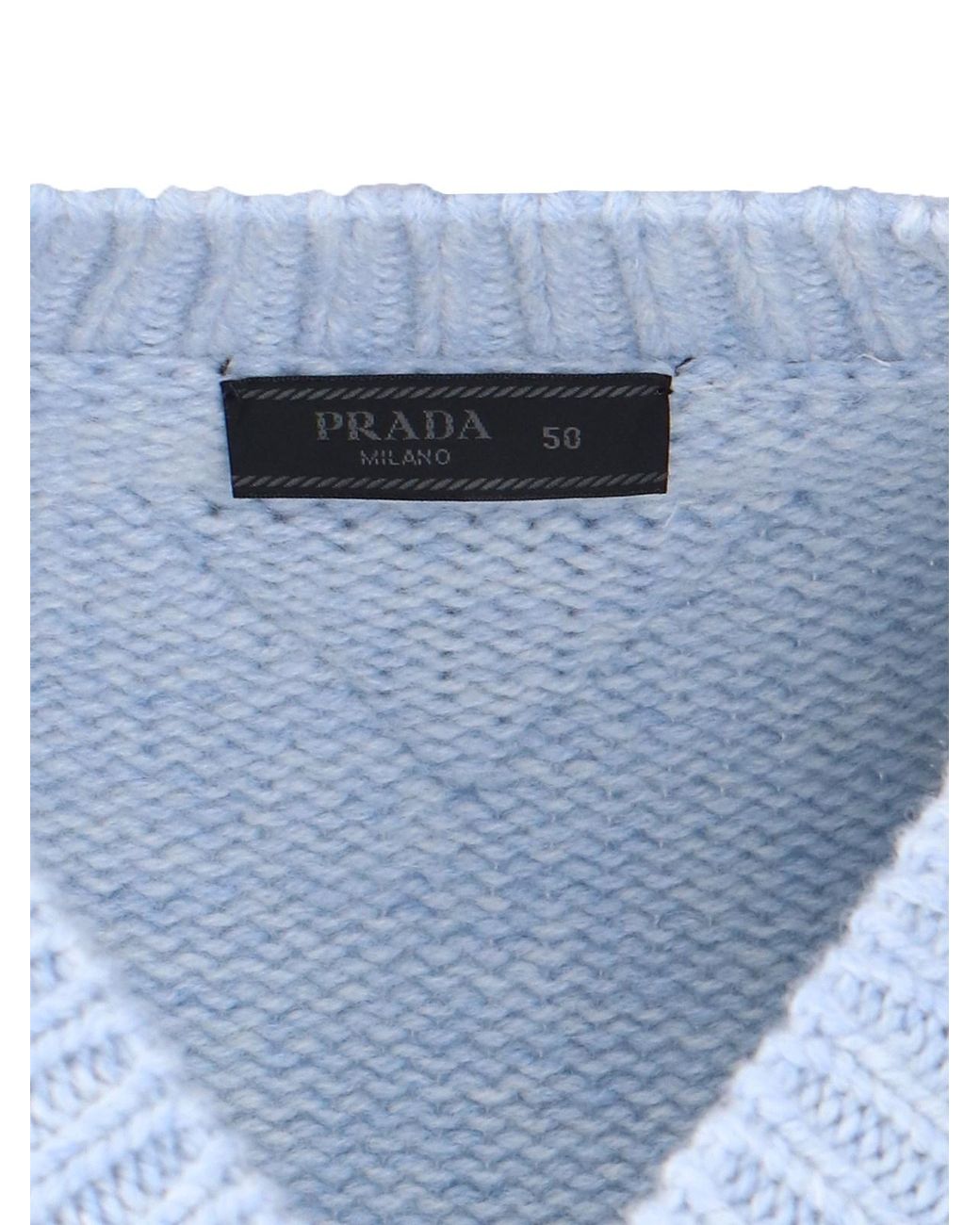 prada-Azzurro-Shetland-V-neck- prada-Azzurro-Shetland-V-neck-