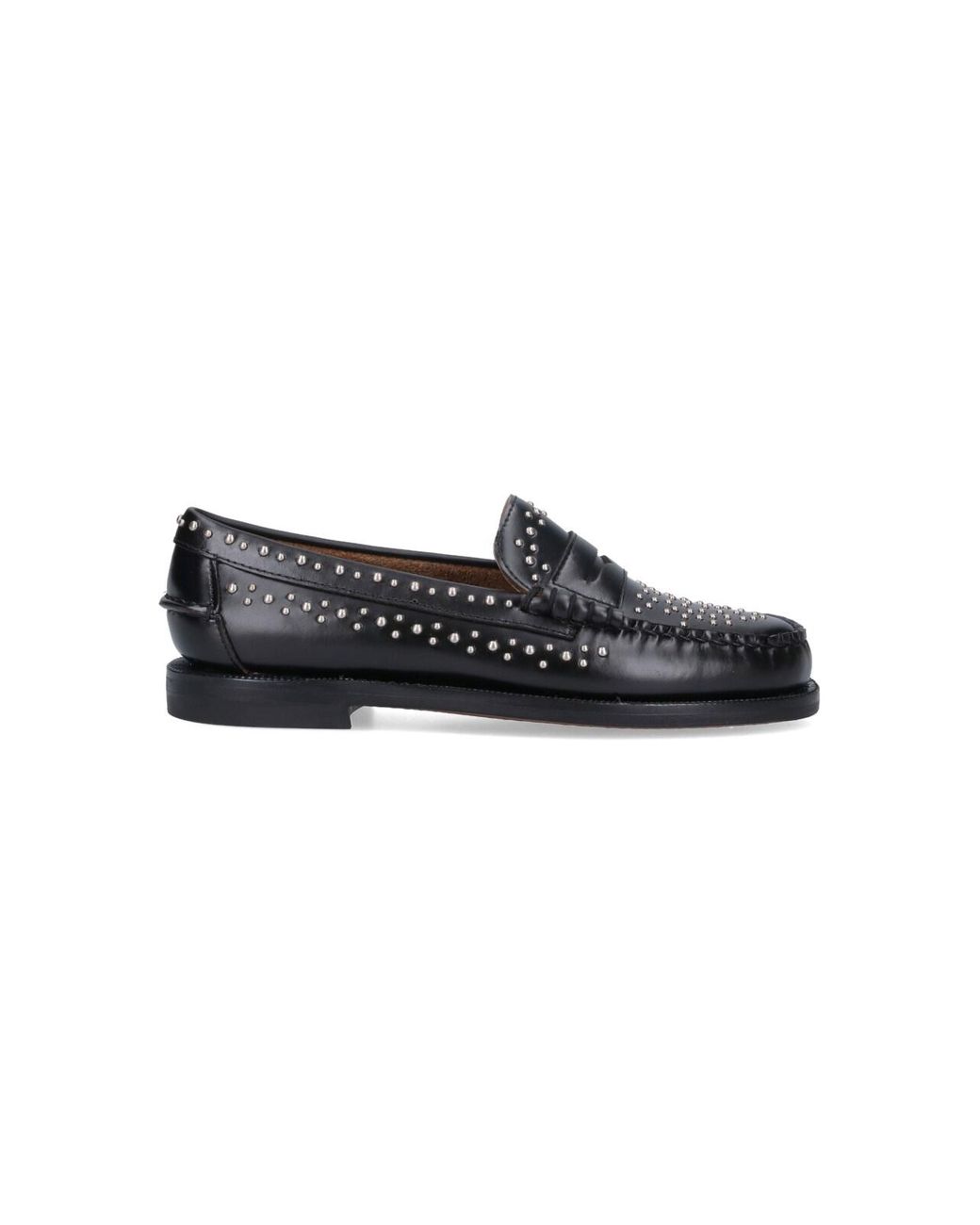 Sebago Black Loafers "Dan Studs"