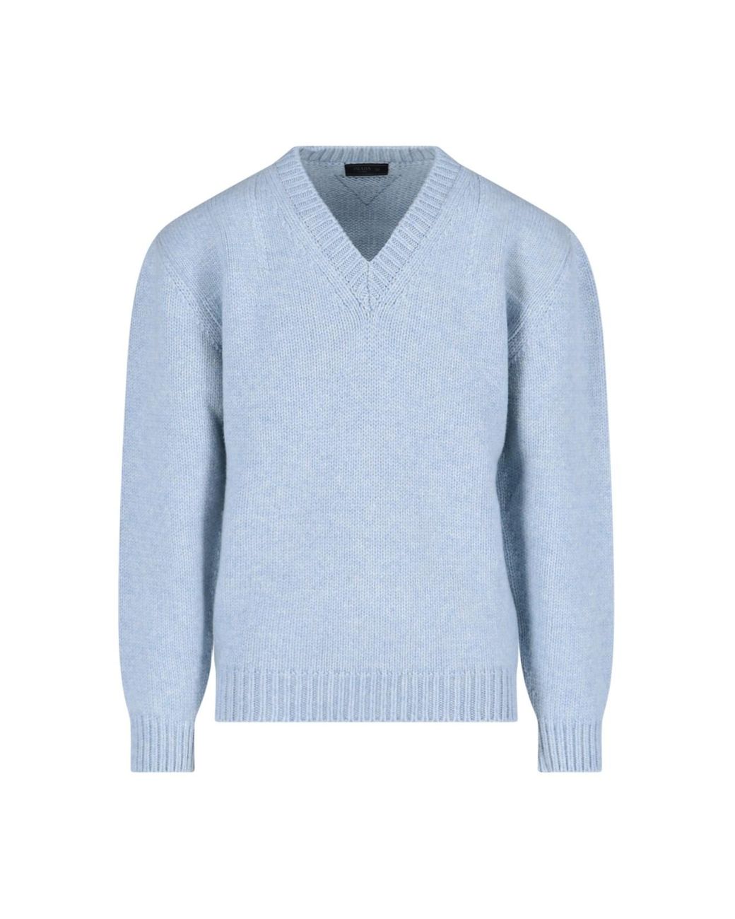 prada-Azzurro-Shetland-V-neck-