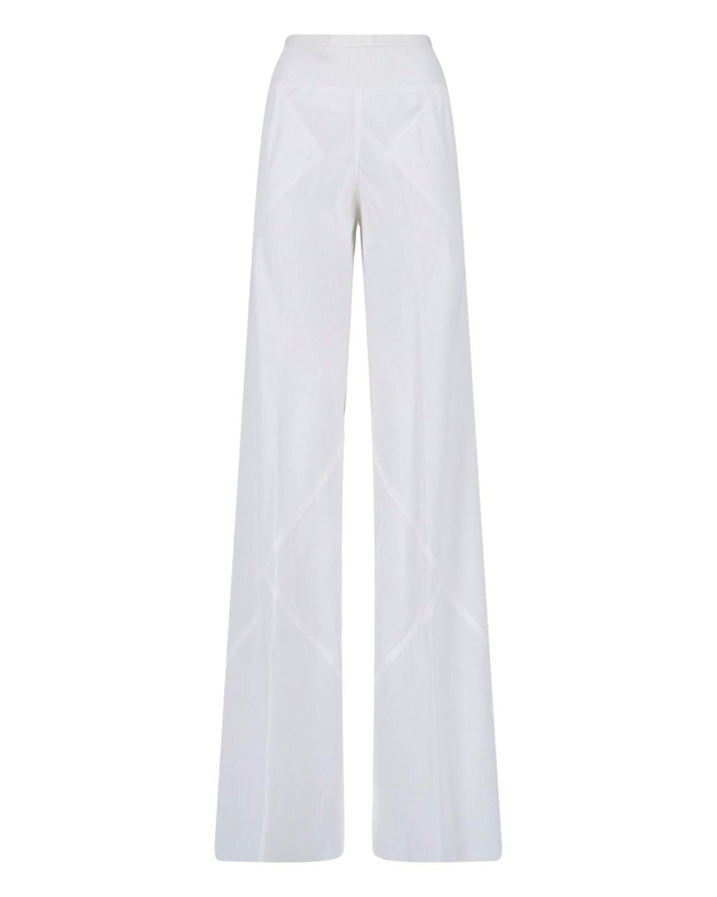 Rick Owens White Sport Pants