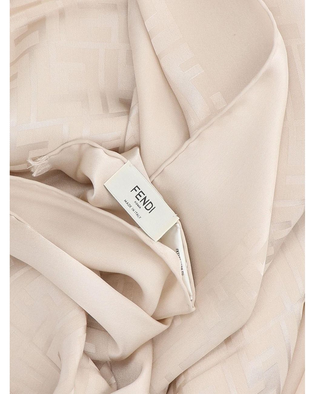 Fendi Natural 'Ff' Shawl