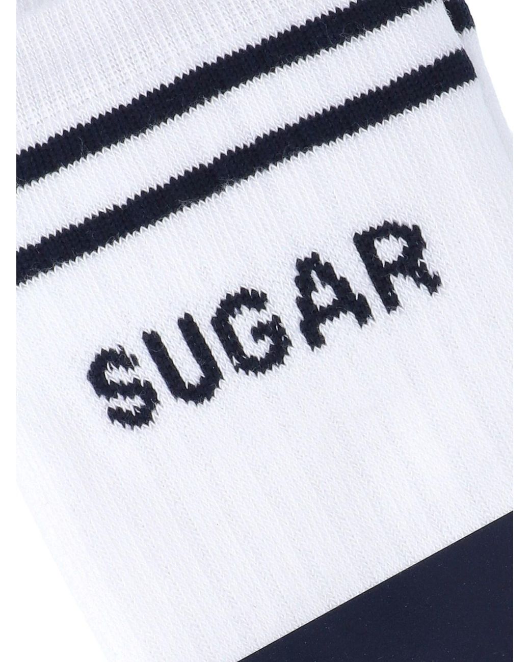 Sugar Blue Logo Socks