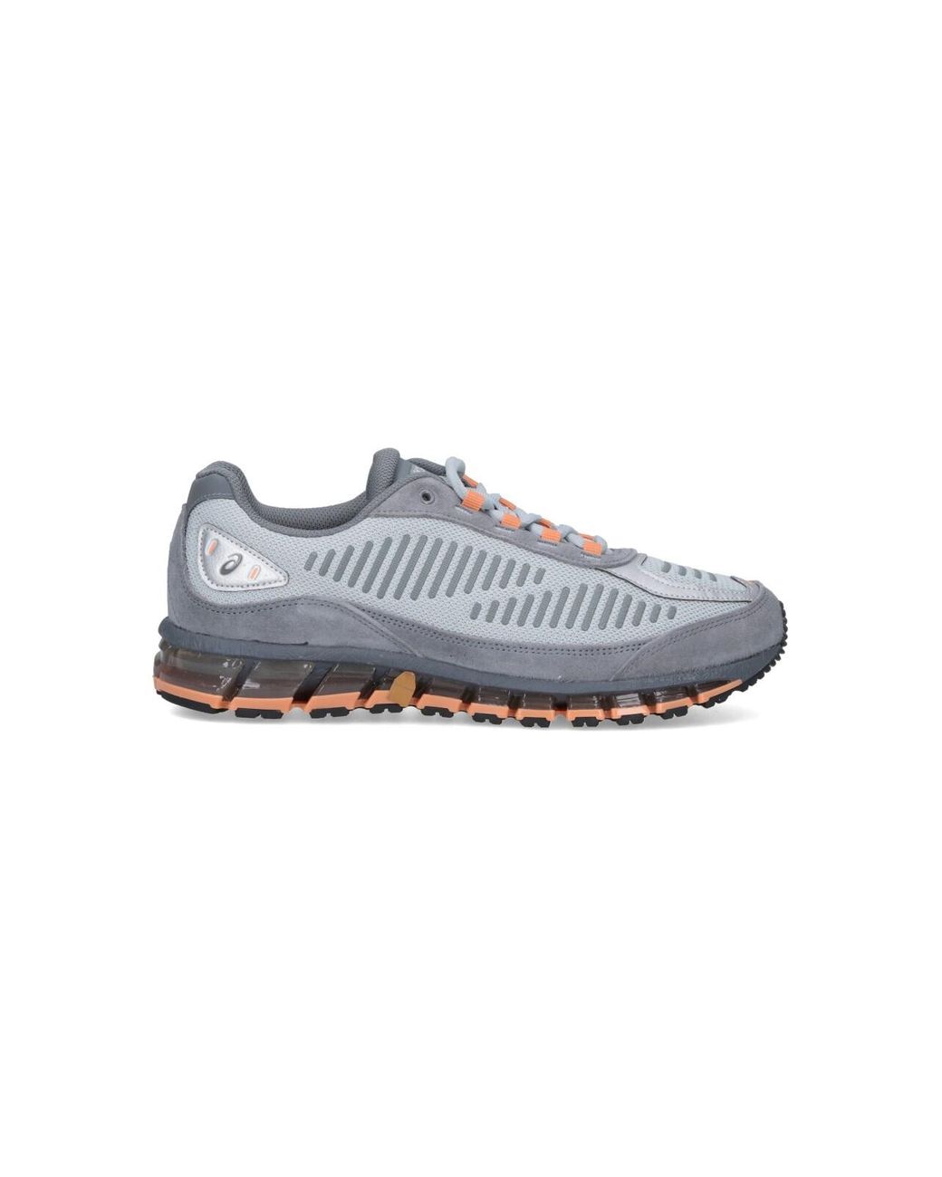 Asics Gray Sneakers Synthetic Fiber