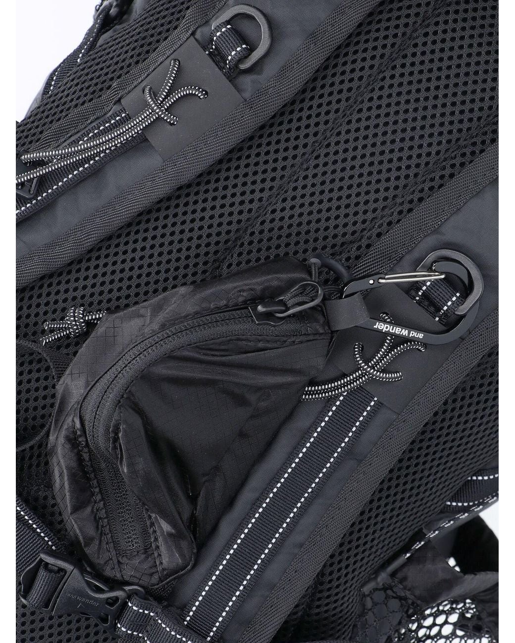 And Wander Black Ecopack 18L Backpack for men