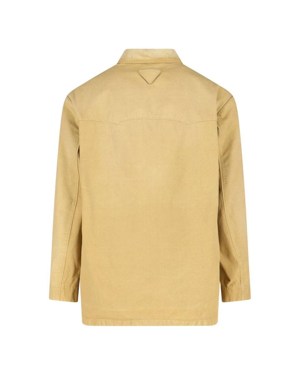 Giacca In Cotone di Prada in Metallic da Uomo