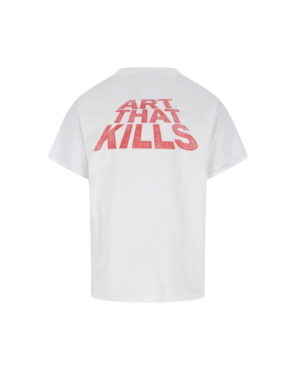 GALLERY DEPT. White Skeleton Beach Graphic T-Shirt for men