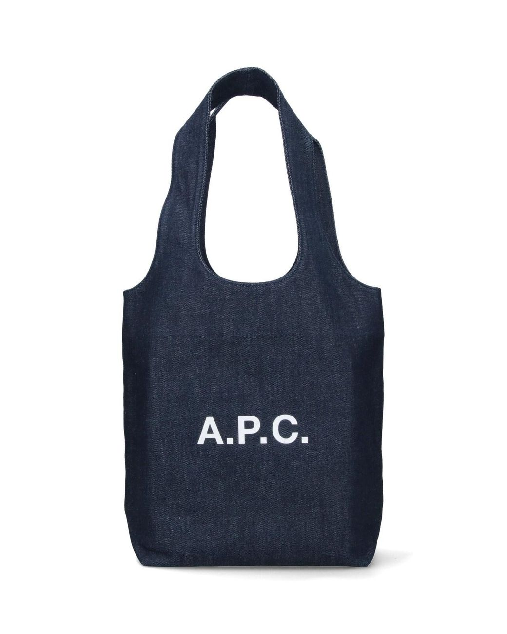 A.P.C. Blue A. P.C. Denim Tote Bag