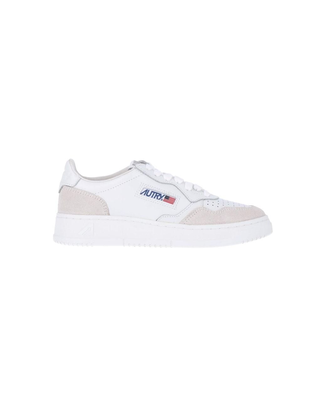 Autry White Sneakers Medalist Leather Cow Trainers